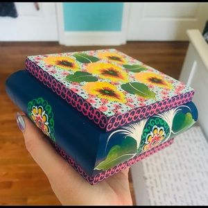 Wooden Hand Crafted Box from Curaçao